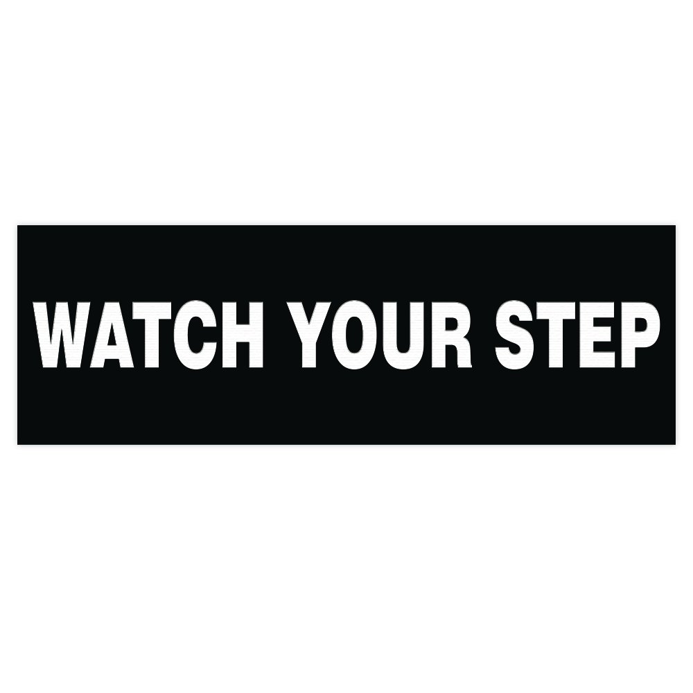 basic watch your step sign 黑色 2