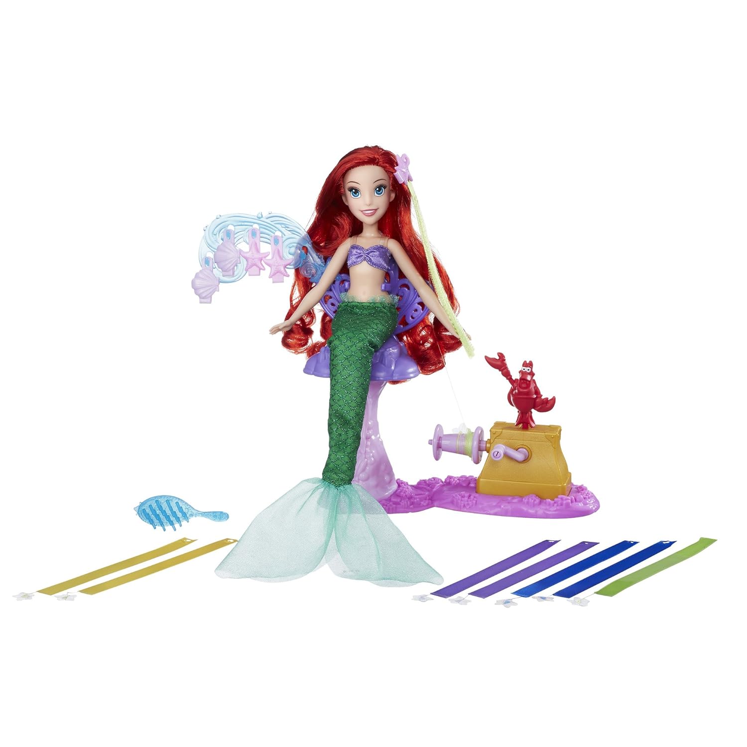 hasbro disney princess ariel 皇家丝带沙龙