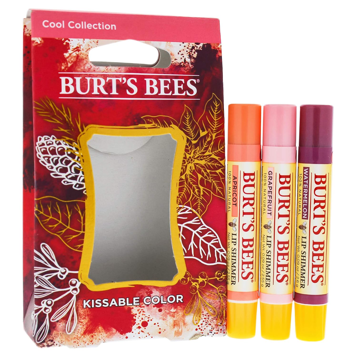 burts bees*-kissable color cool collection海外卖家直邮