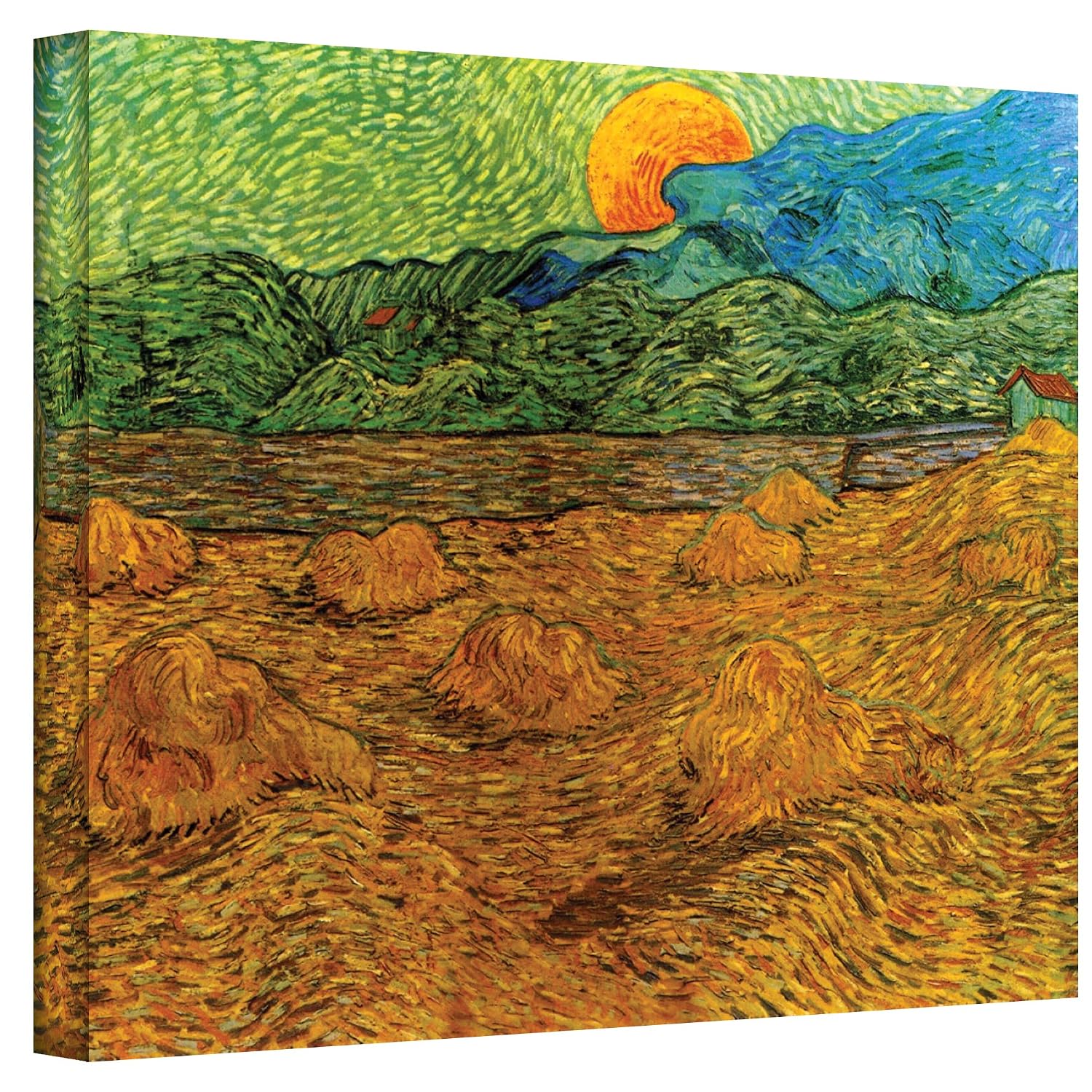 artwall vincent vangoghs evening landscape with