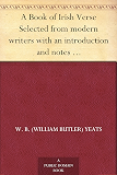 a book of irish verse selected from modern writers with an