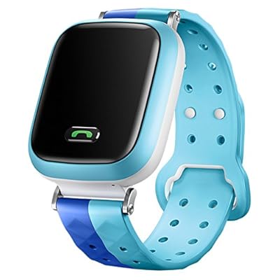 小天才电话手表y02 防水版 蓝色 儿童智能手表360度安全防护防水 学生