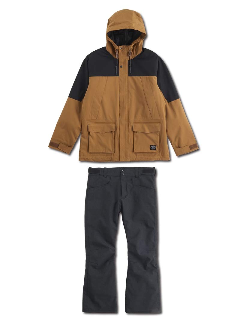 onyone(onyone)onethree 男士滑板服 上下套装 ots91101 178009d 驼色