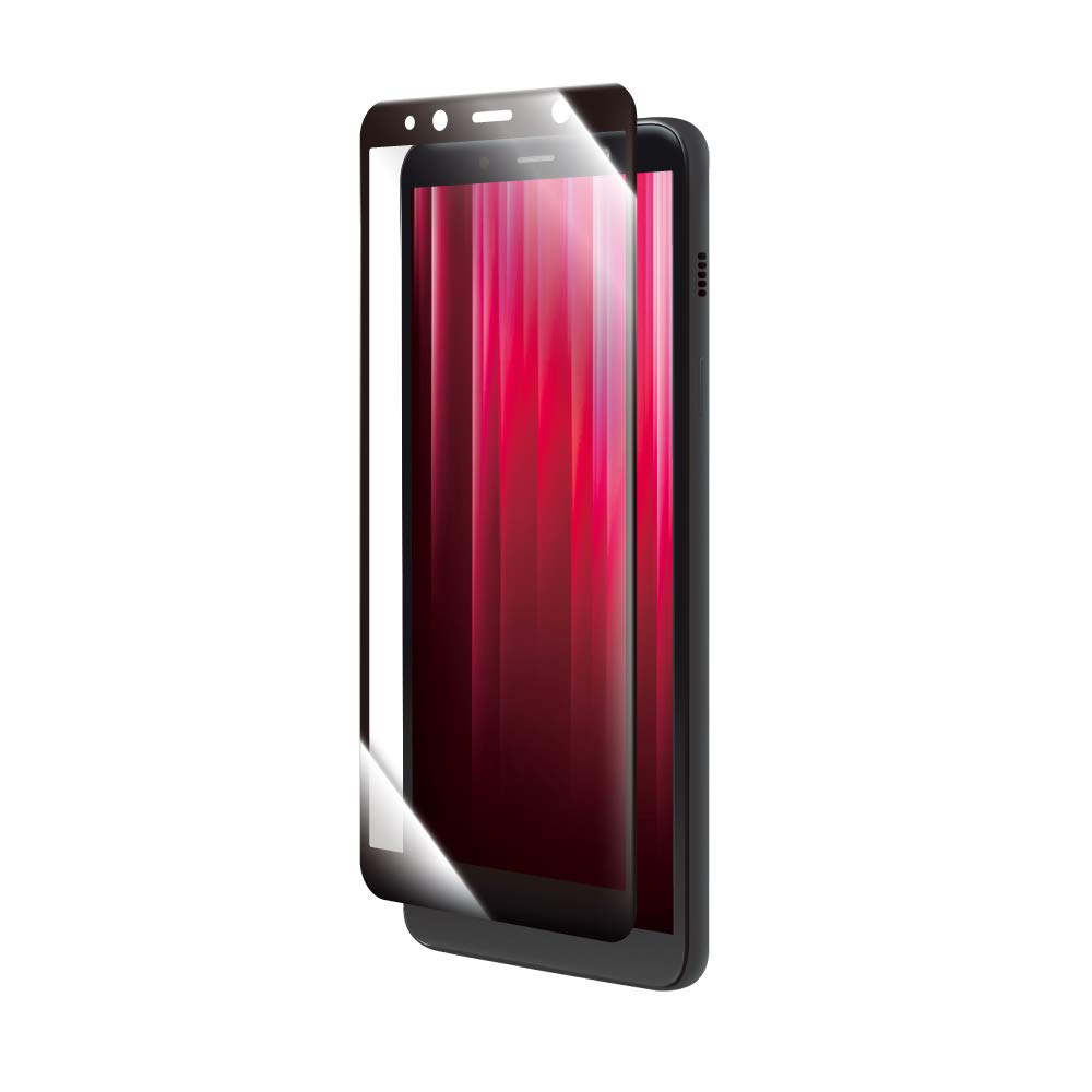 galaxy feel2 sc-02l 钢化膜 "glass premium film" 3d混合 黑色/高