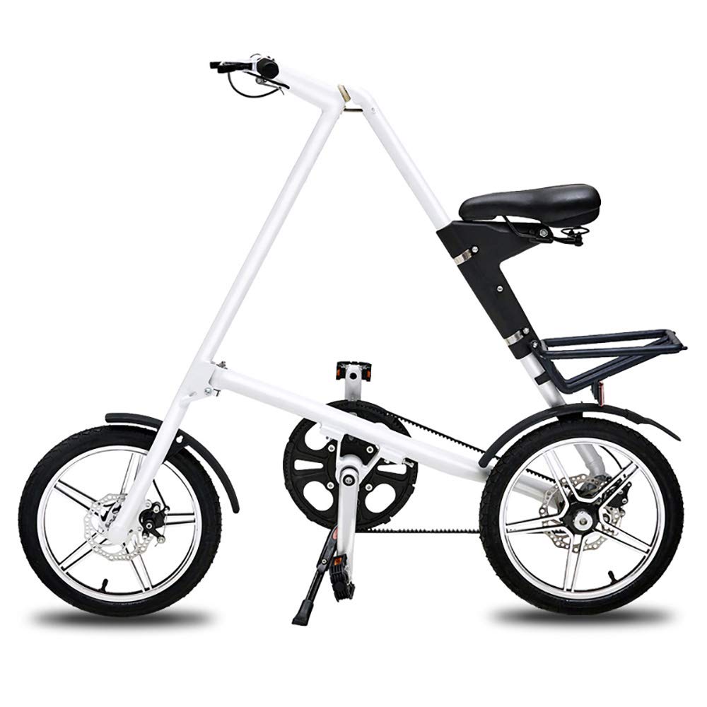 汗马 折叠自行车 超轻铝合金车架单车机械碟刹 创意潮男女式成人学生