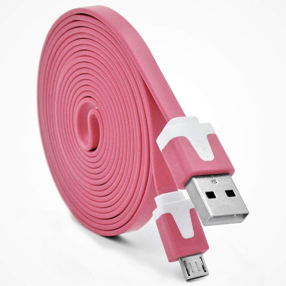 shot case nodale 塑料微型 usb 数据线适用于 wiko robby 3 m 粉红色