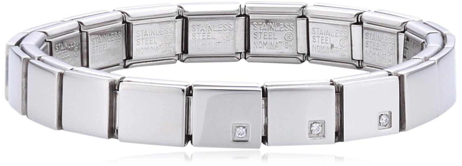 nomination 女士不锈钢魅力手镯 ikons 239005/20