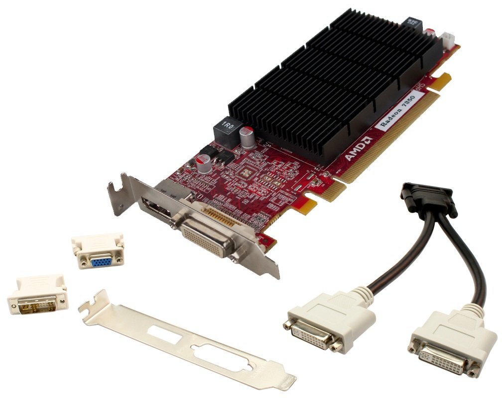 visiontek 产品 radeon 7350 sff 1gb ddr3 显卡 900607