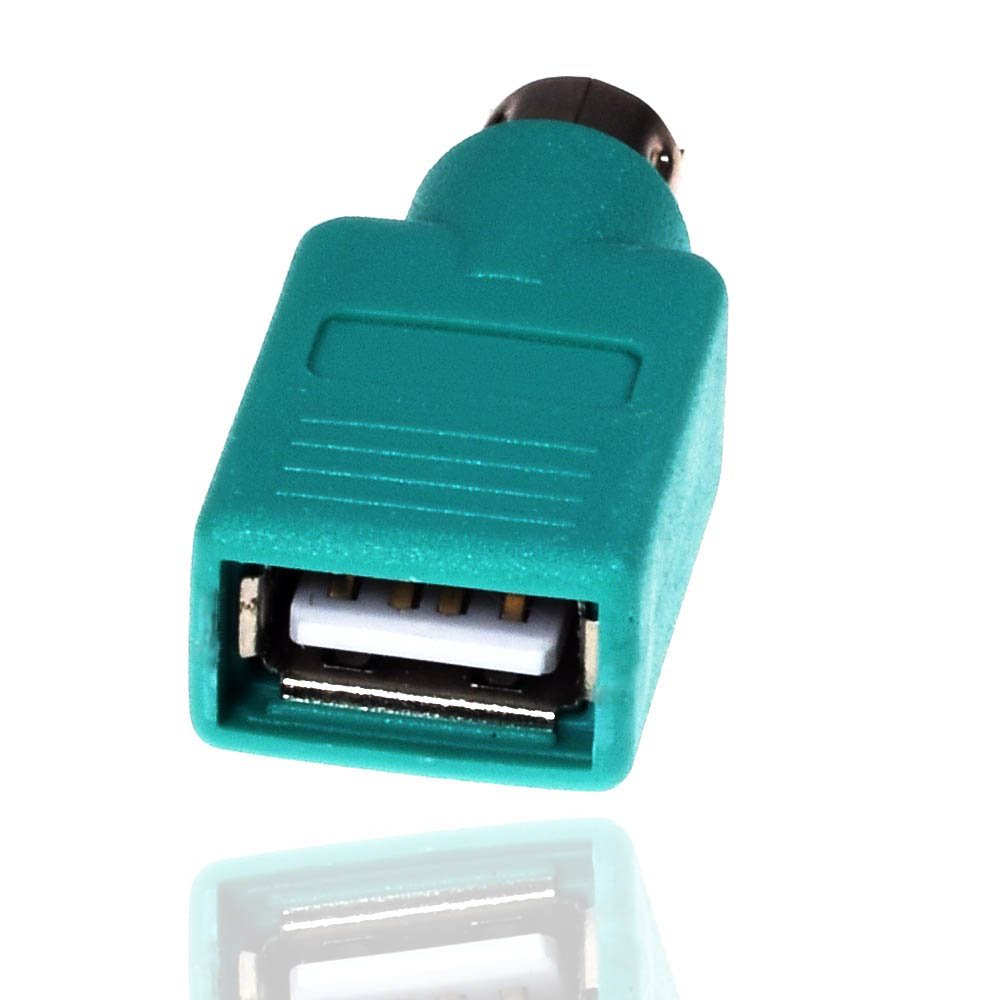 霹雳电 pilidan ps2公/usb母转接头 ps2转usb头子 (ps2转usb头)