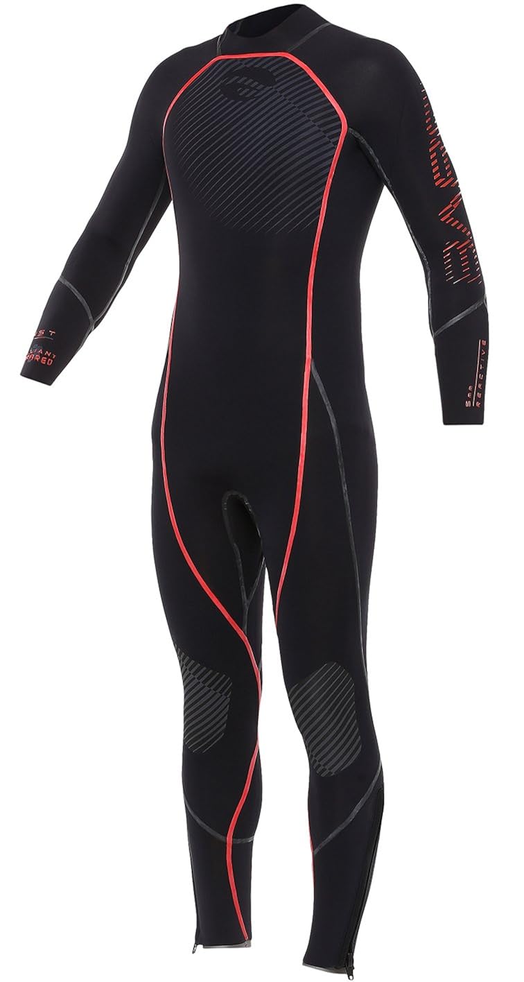 bare 男士全潜水服 中 黑色 002173red-20m