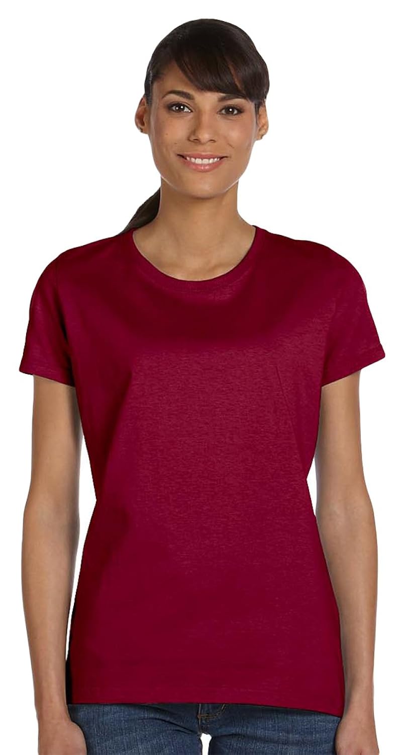 fruit of the loom ladies 100% heavy cotton hd t-shirt, 3xl, maro