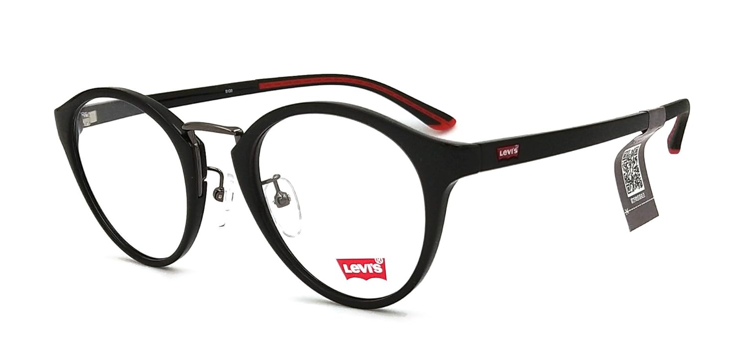 levis 李维斯 光学眼镜框 大框圆框眼镜近视平光镜男ls03059 c02 49