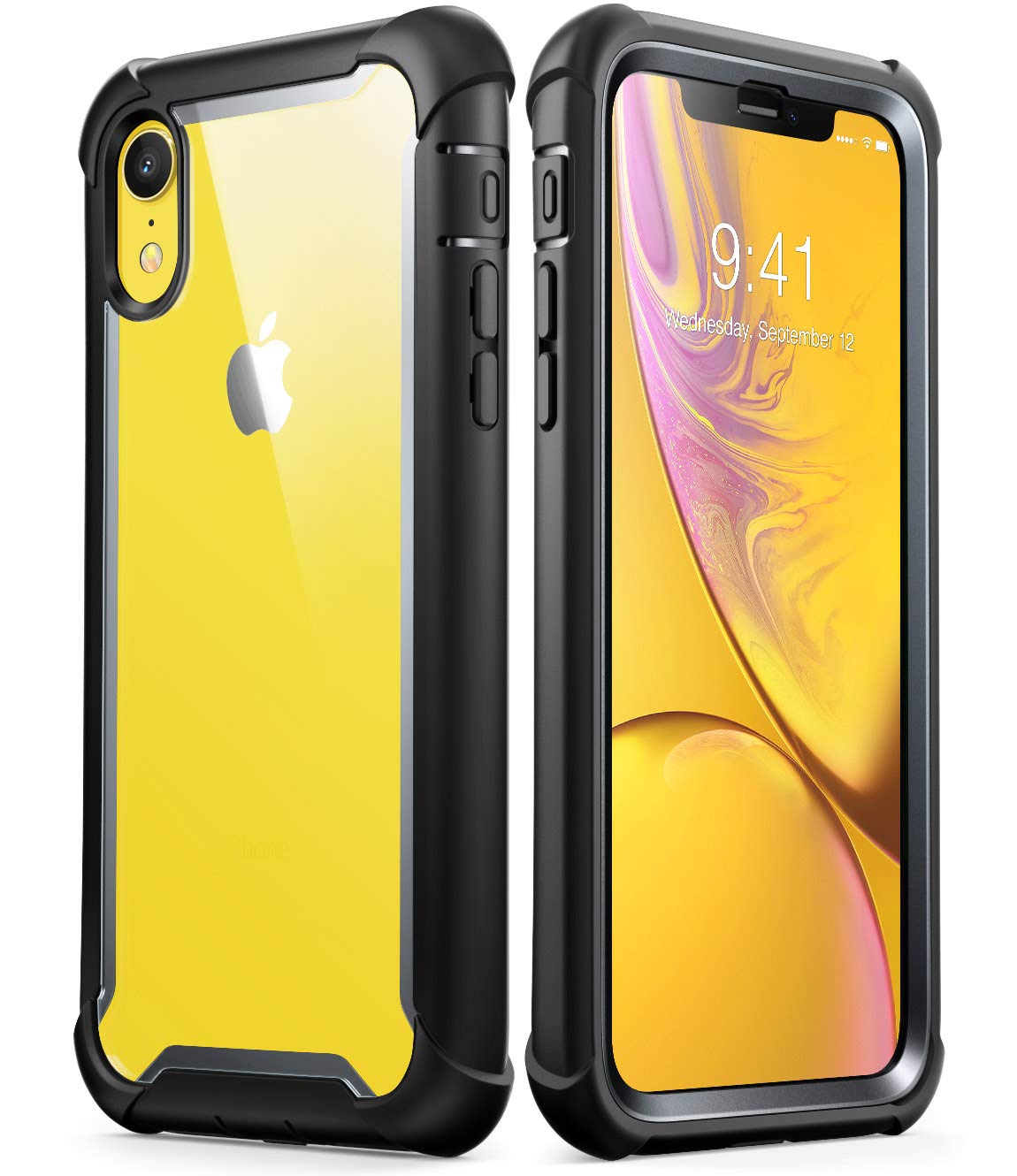 iphone xr 手机壳,i-blason [ares] 全机身坚固透明防撞保护套带内置