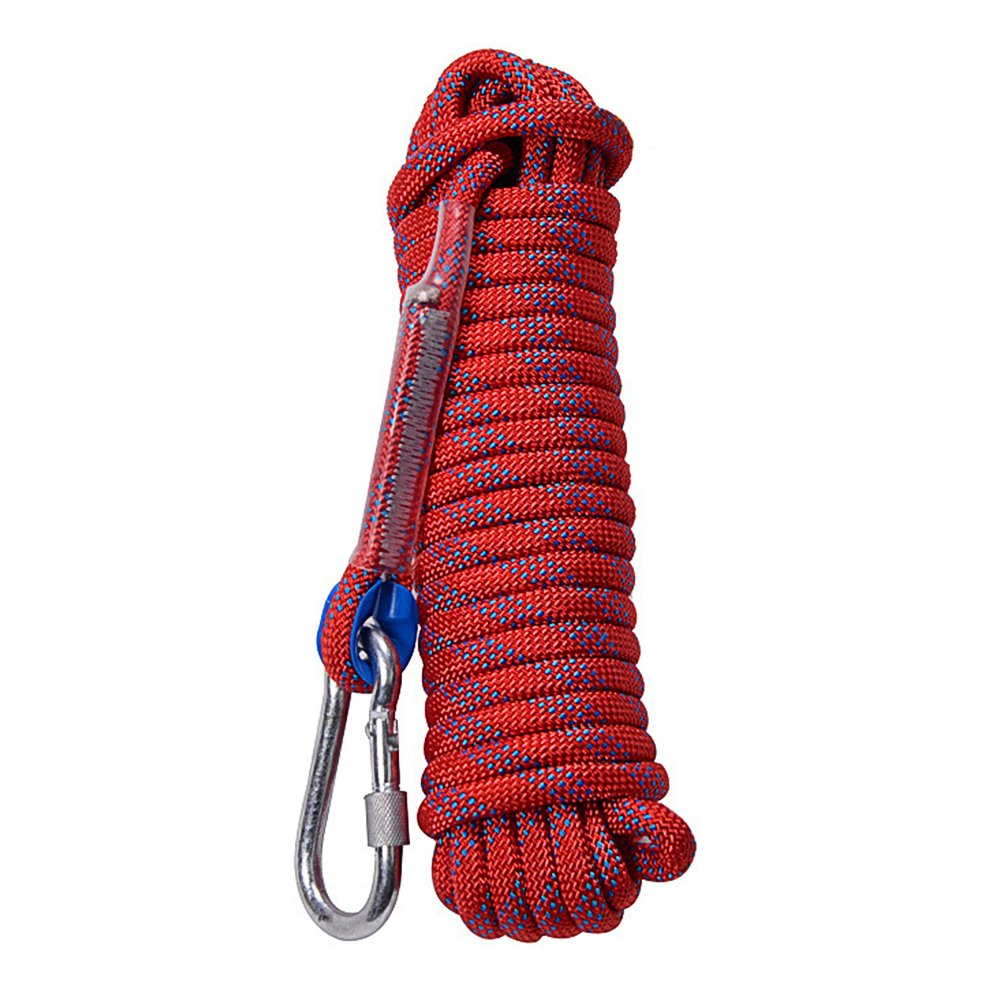 户外攀岩*绳 10m(32英尺)/20m(64英尺)/30m(98英尺)50m(164f)带挂钩