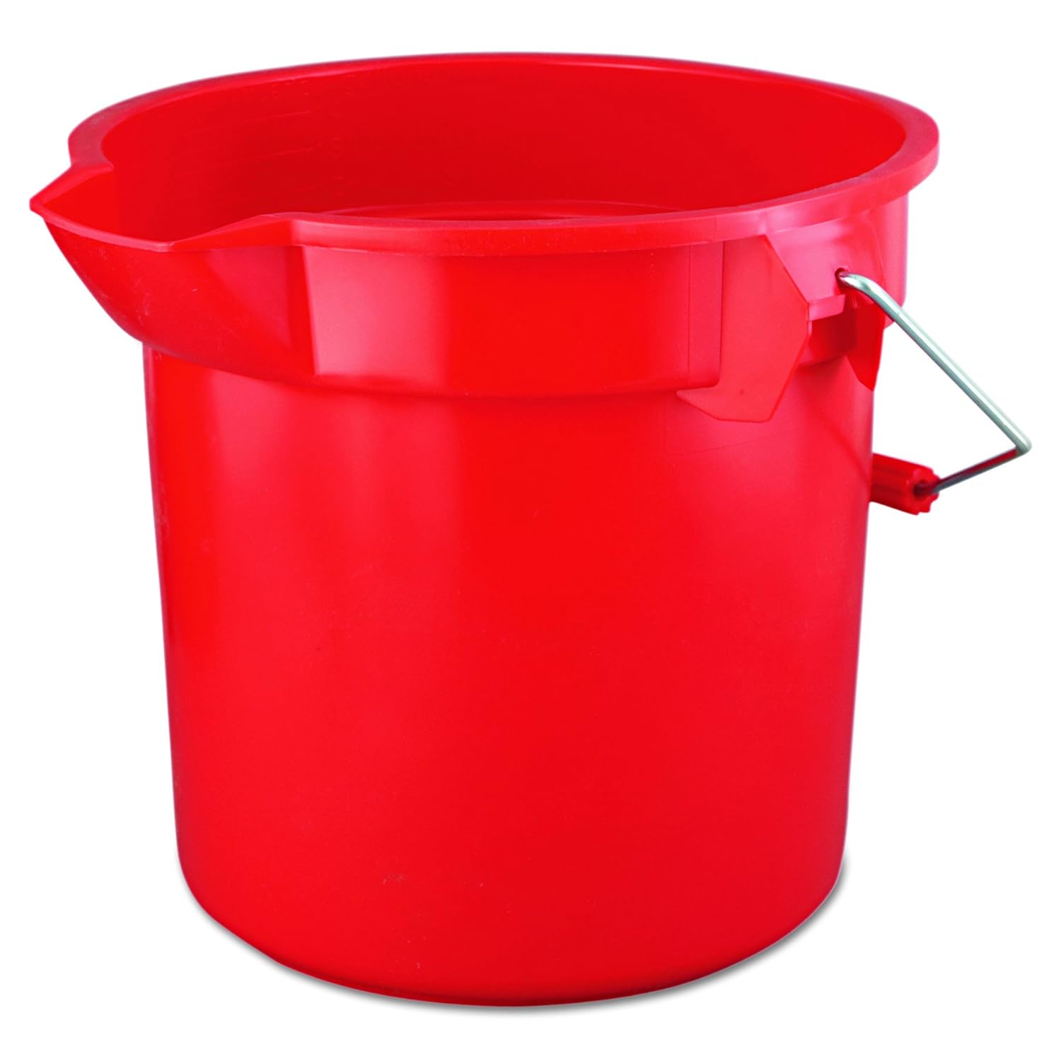 rubbermaid 乐柏美 圆型带刻度水桶手提桶13.2l 红色fg261400red