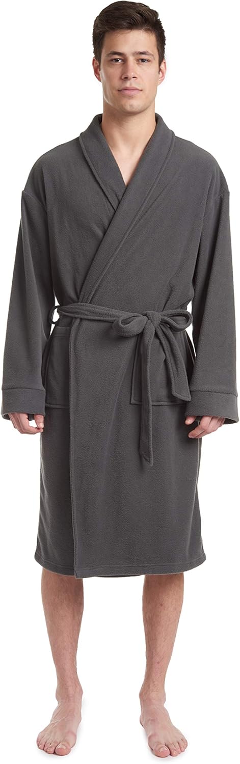 cherokee 男式羊毛长袍 炭灰色