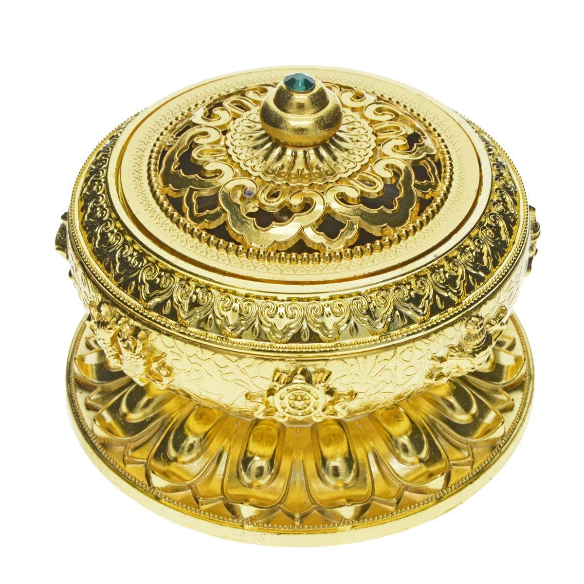 saim 中国经典风格香烛台 合金金属佛像香烛台 - 佛像装饰,家居装饰