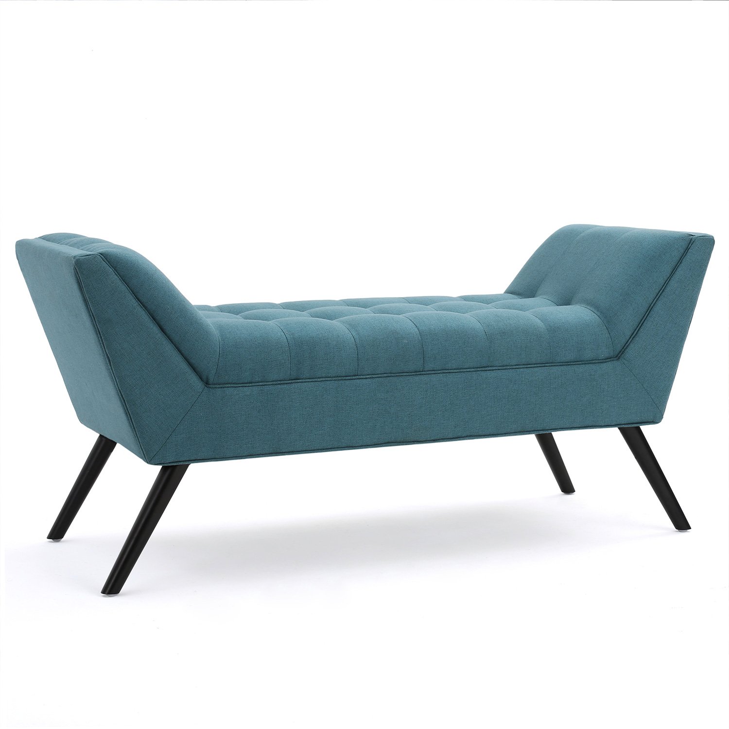 百伽 美亚同款卧室床尾凳客厅玄关换鞋凳布艺沙发椅休闲坐凳子57925