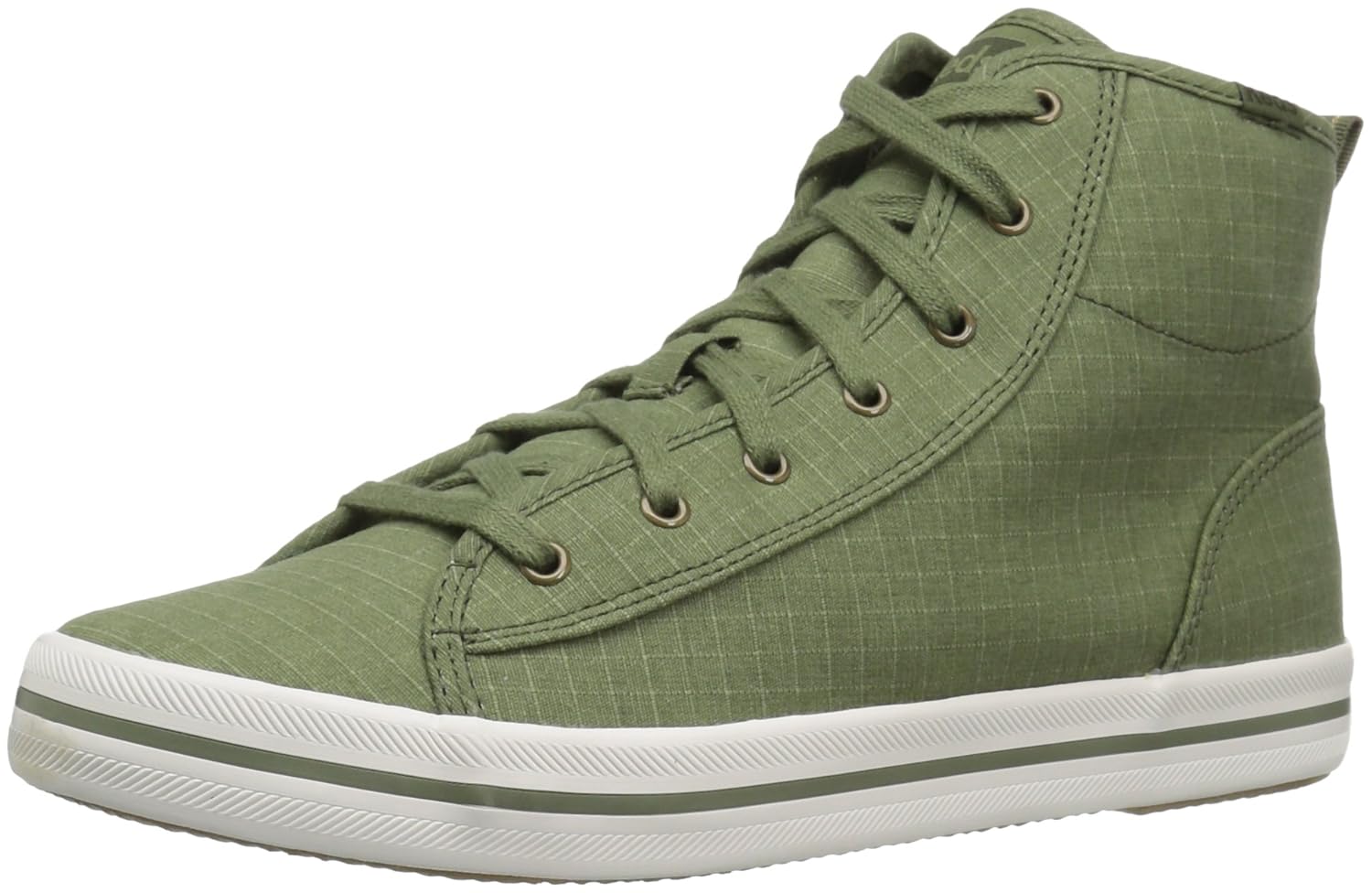 keds kickstart hi ripstop 女士时尚运动鞋 橄榄色 5.5 m us