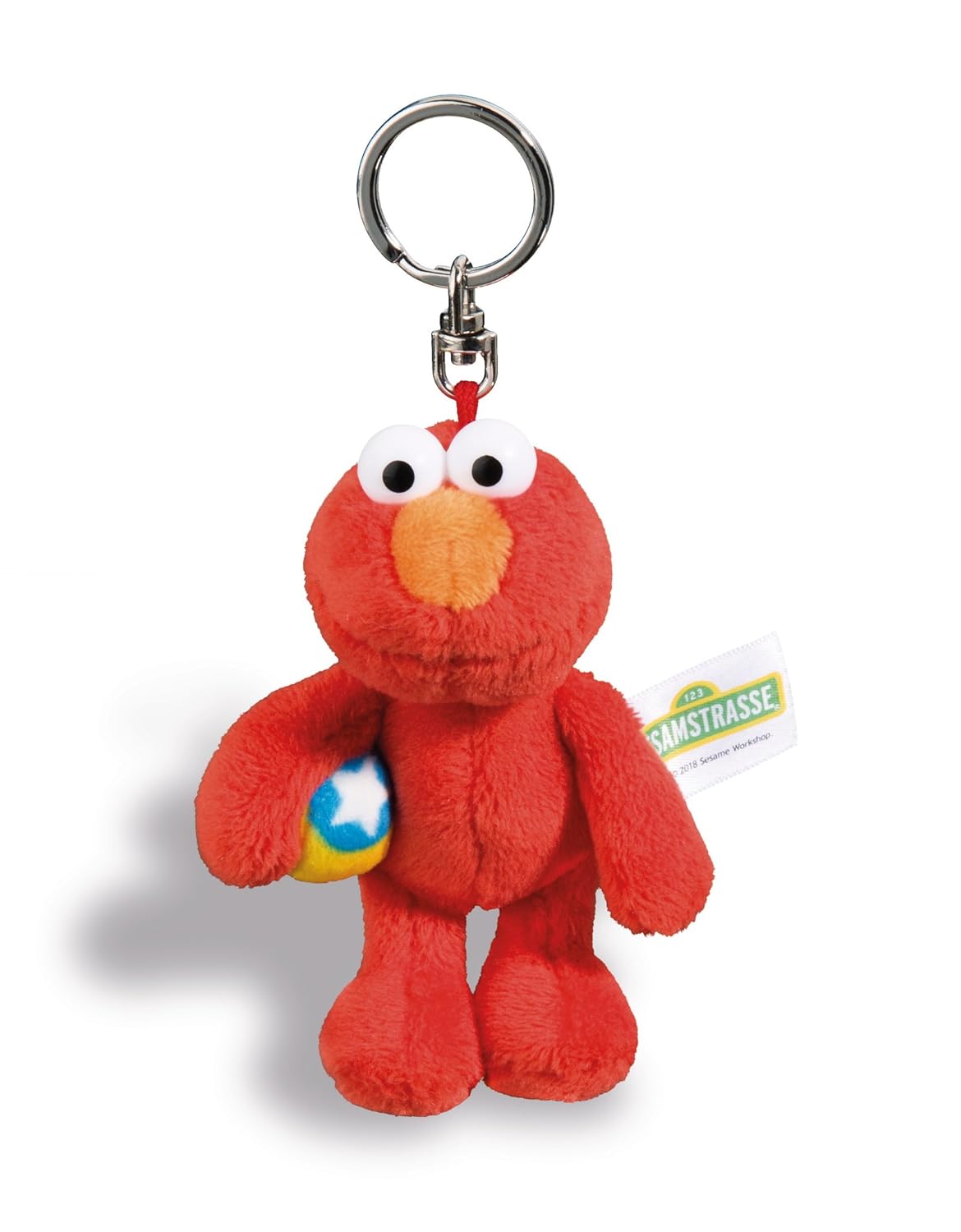 nici 41961 monster elmo 芝麻街钥匙扣,红色,10 厘米