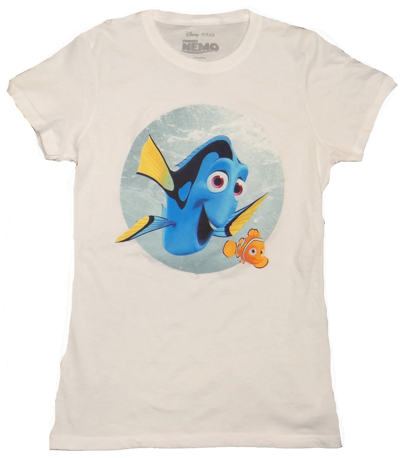 迪士尼 finding dory nemo 水下青少年 t 恤(小号,白色)