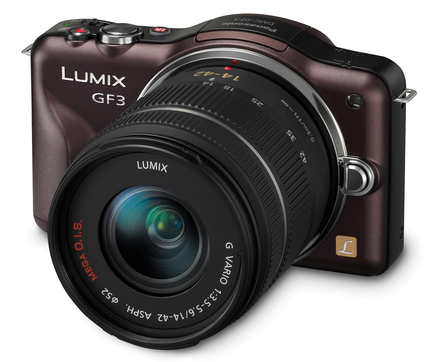 panasonic lumix dmc-gf3k 1200 mp micro 4/3 无反光数码相机,3 英寸
