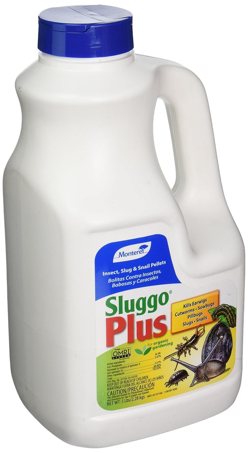 monterey sluggo plus 昆虫,slug & snail pellet 用于有机园艺 - 1