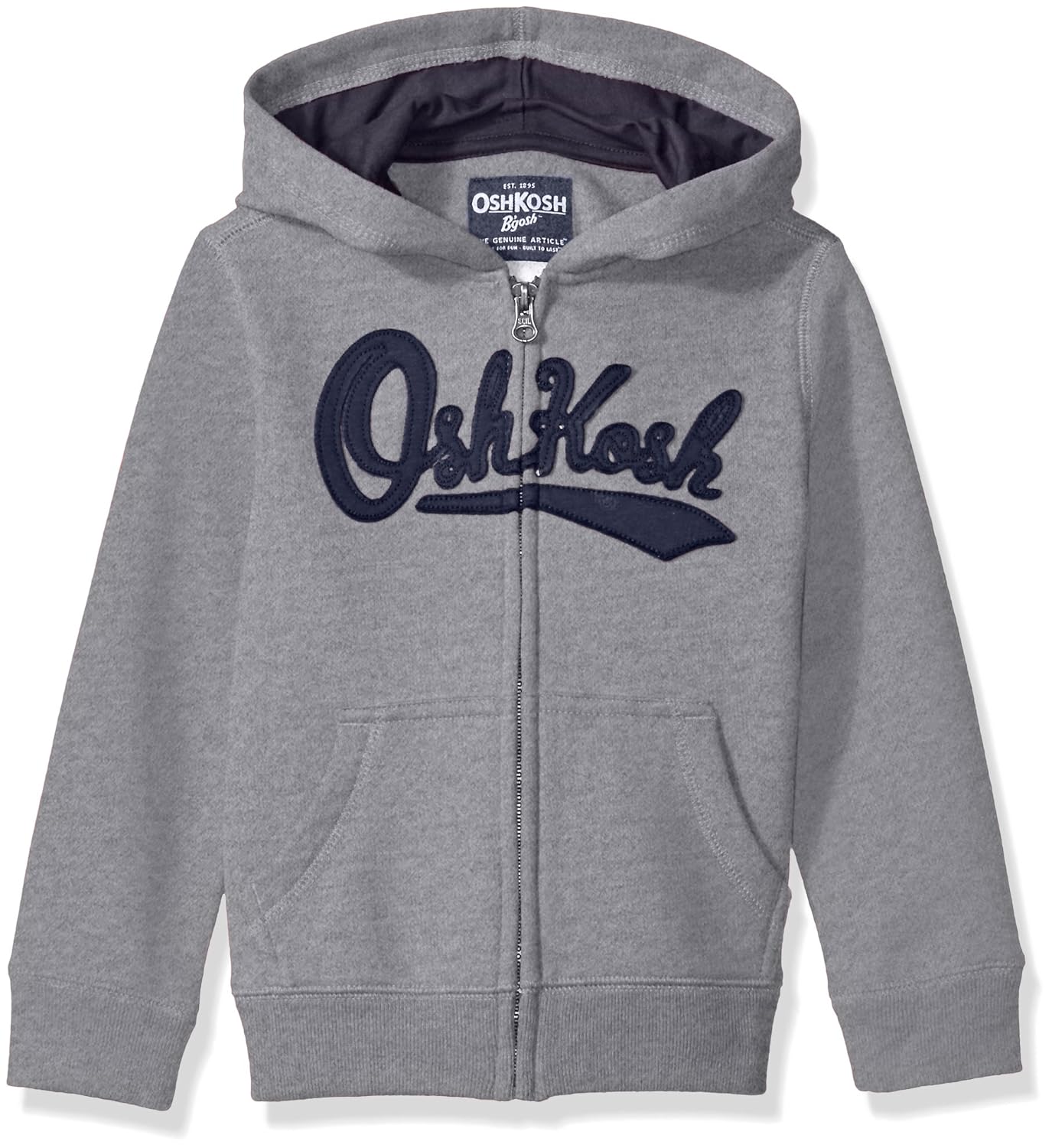 osh kosh big boys full zip logo hoodie