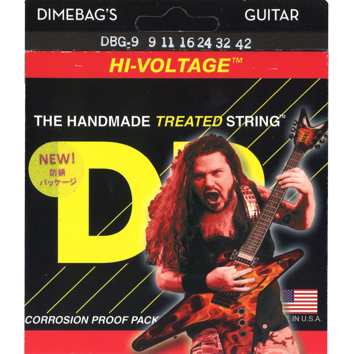 dr strings electric guitar strings, dimebag darrell signature