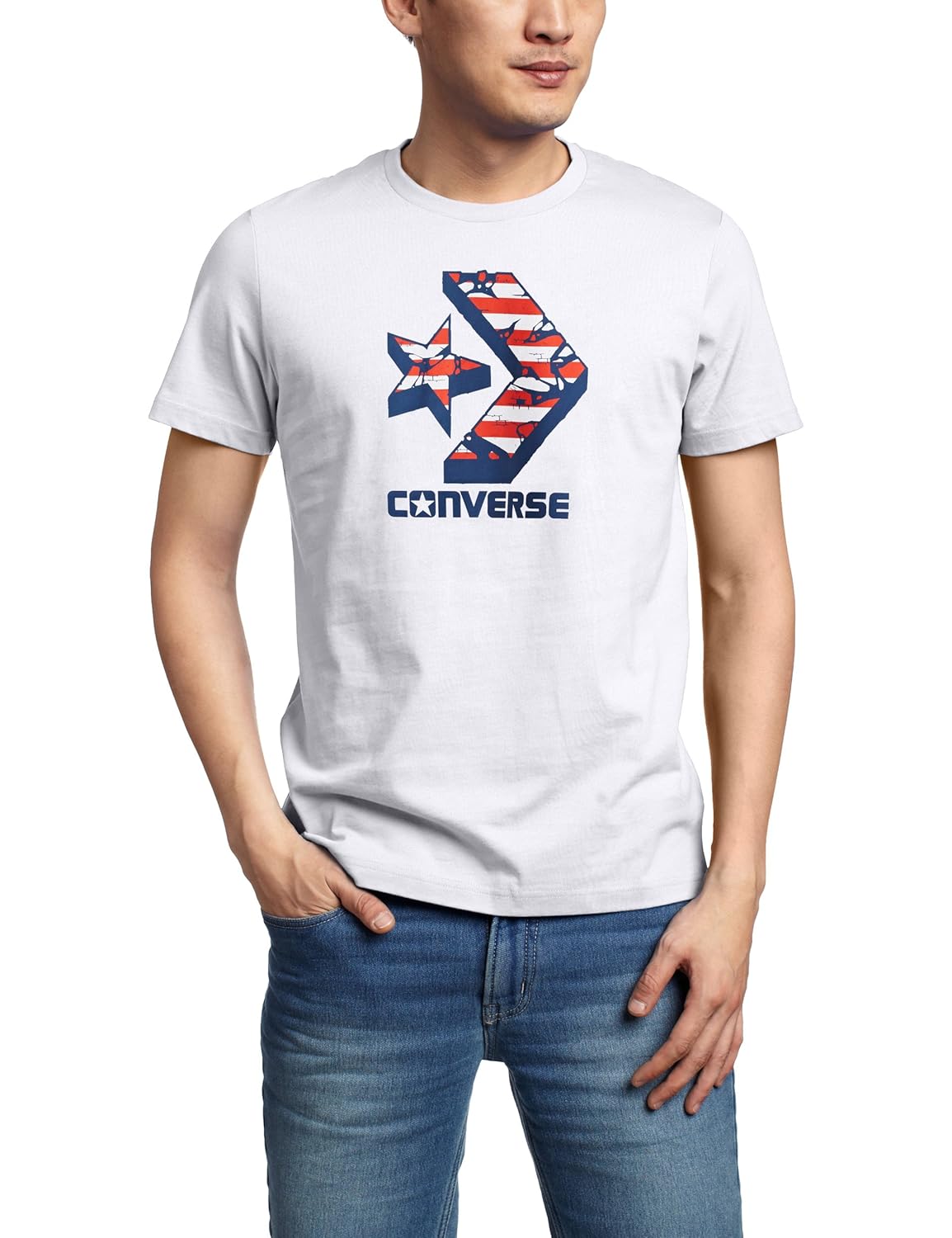 converse 匡威 男式 短袖t恤 10923c102 雪白色 185/104a