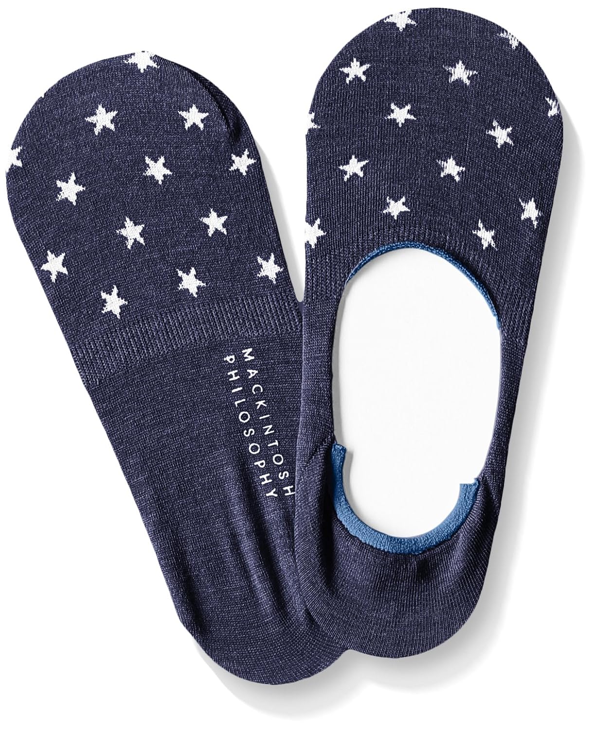 ( mackintosh philosophy 男式袜子 ホシ 花纹鞋全 蓝色 日本 25-27cm