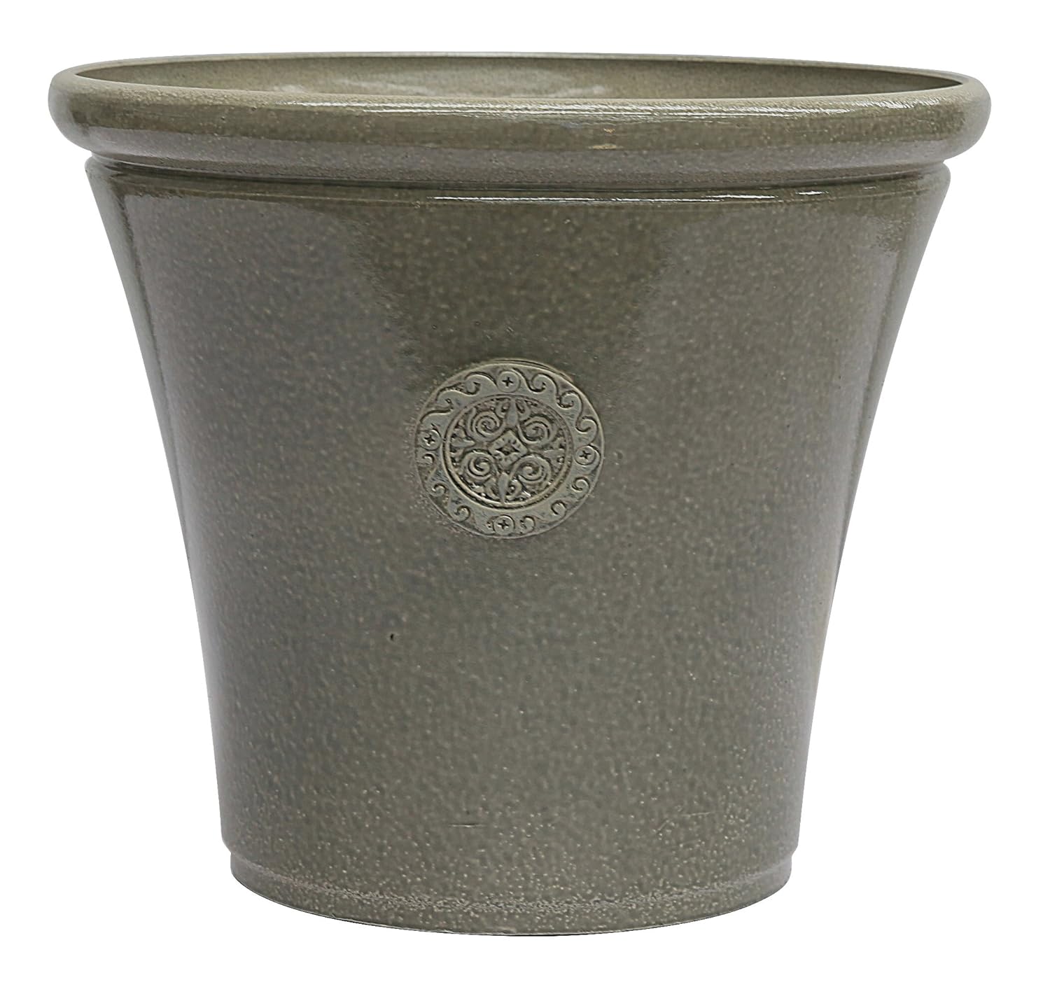 happy planter 铸造石花盆 20.6" x 20.6" x 18.1" 608410074088