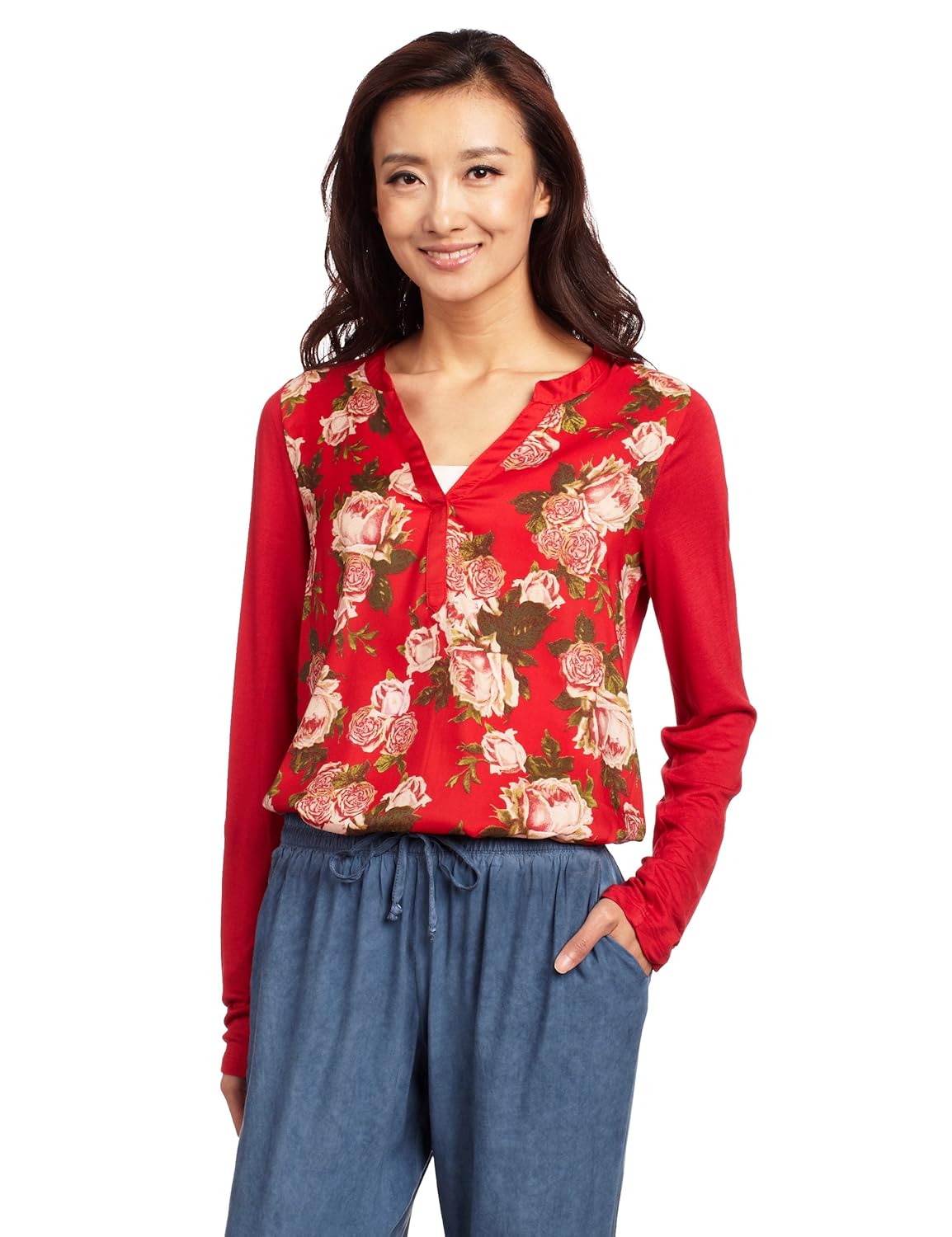 s.oliver 女式 休闲上衣 辣椒红 180/96a 14.408.31.