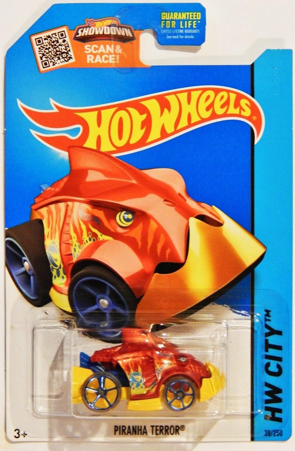 hot wheels 2015 hw city piranha terror 38/250, red