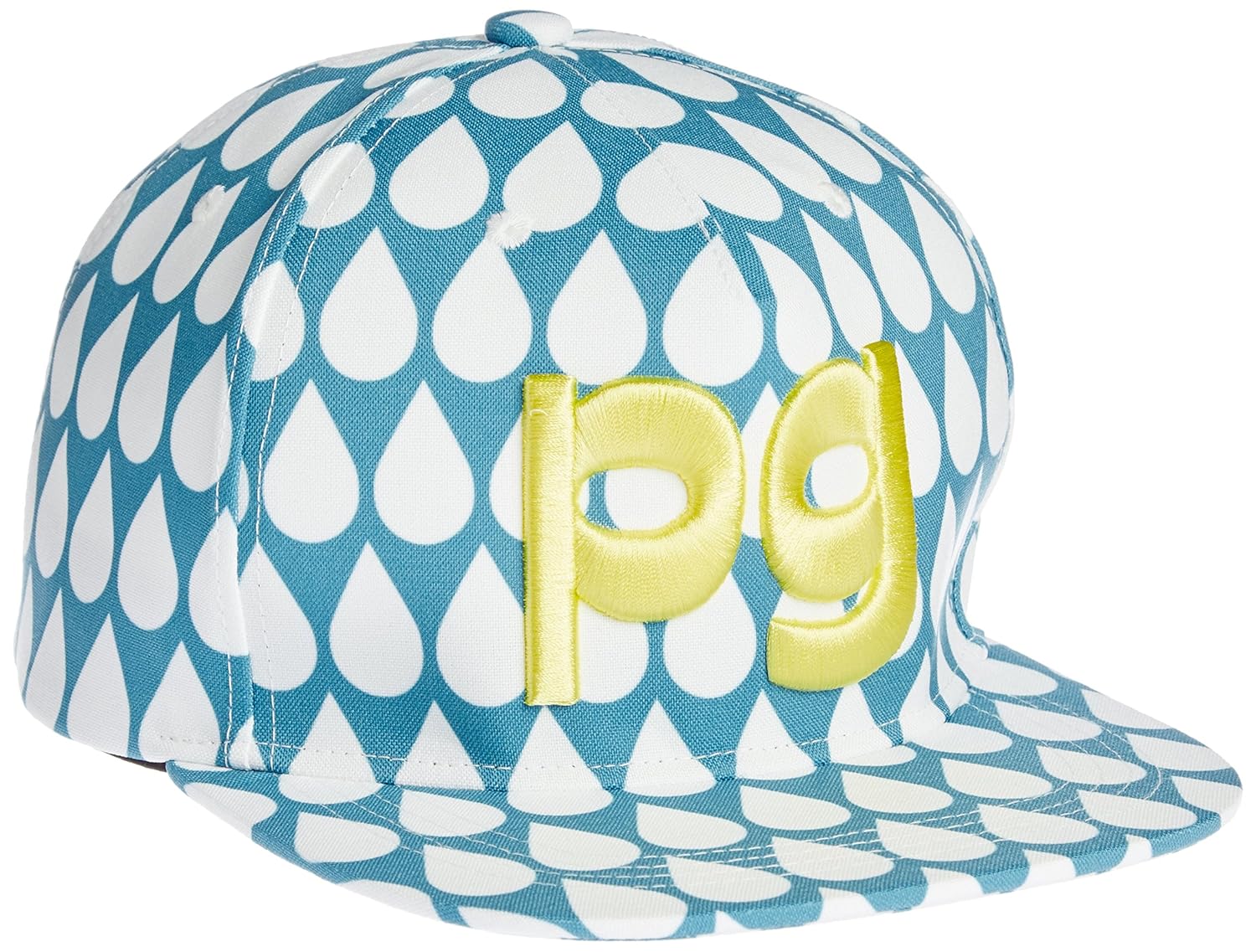 ( パーリーゲイツ ) pearly gates 水滴图案液晶宽边帽子 蓝色 日本