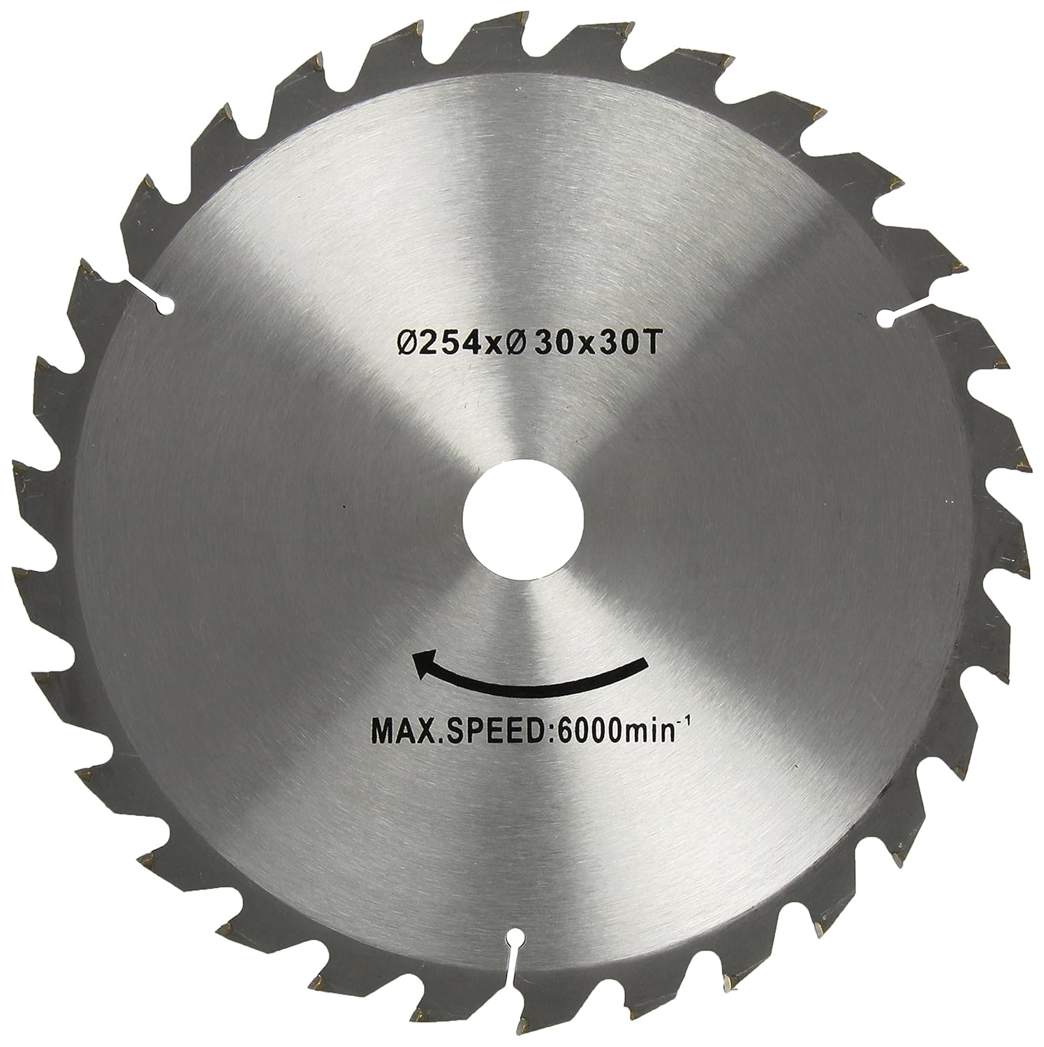 scheppach 拉手指锯圆形锯片 254 x 30 mm z 30 wz 3901102701