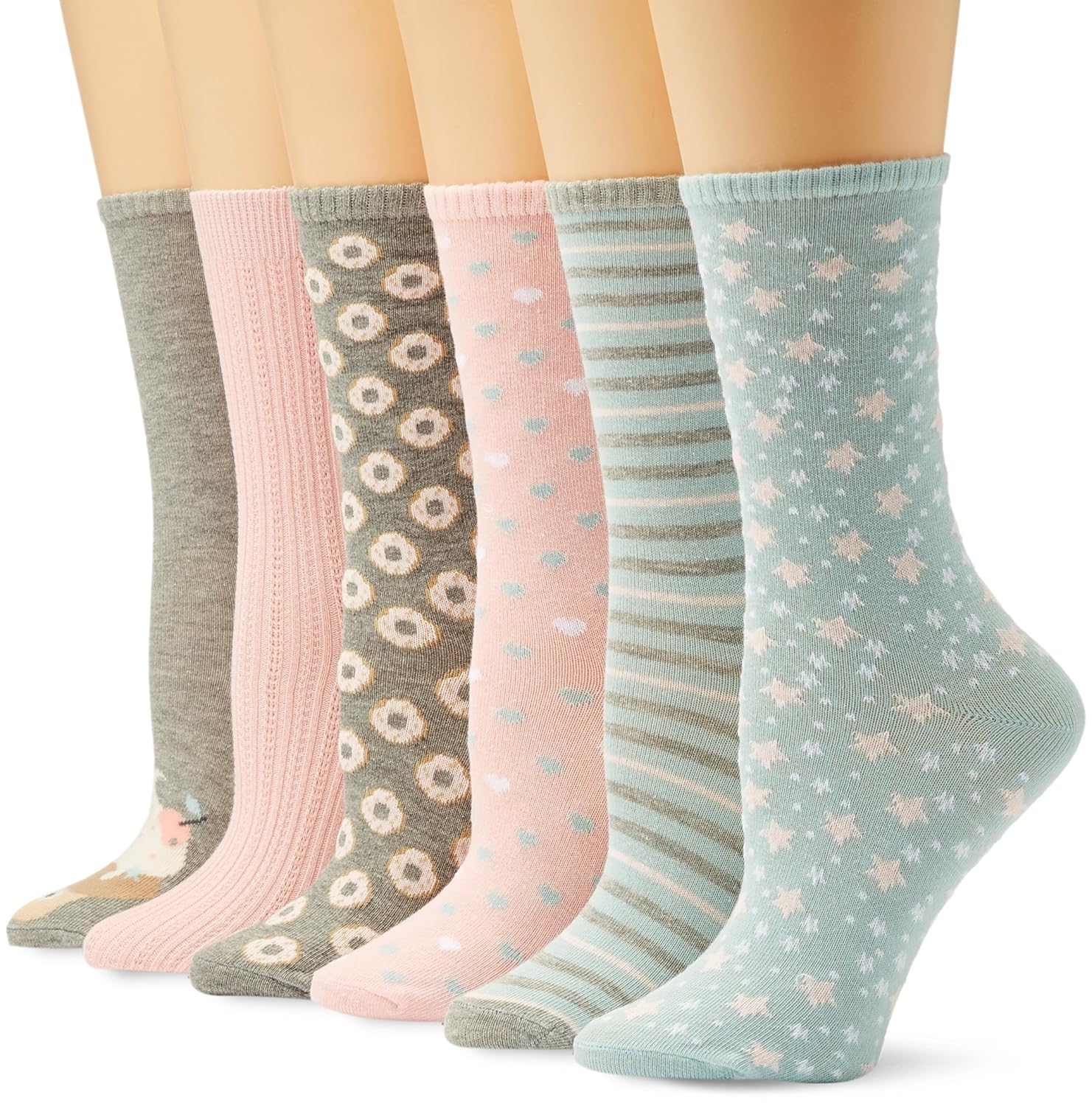 女式秘密女式6袜子 multi-coloured ( 若干 ) 均码